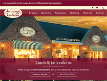 Tablet Screenshot of delangekeukens.nl